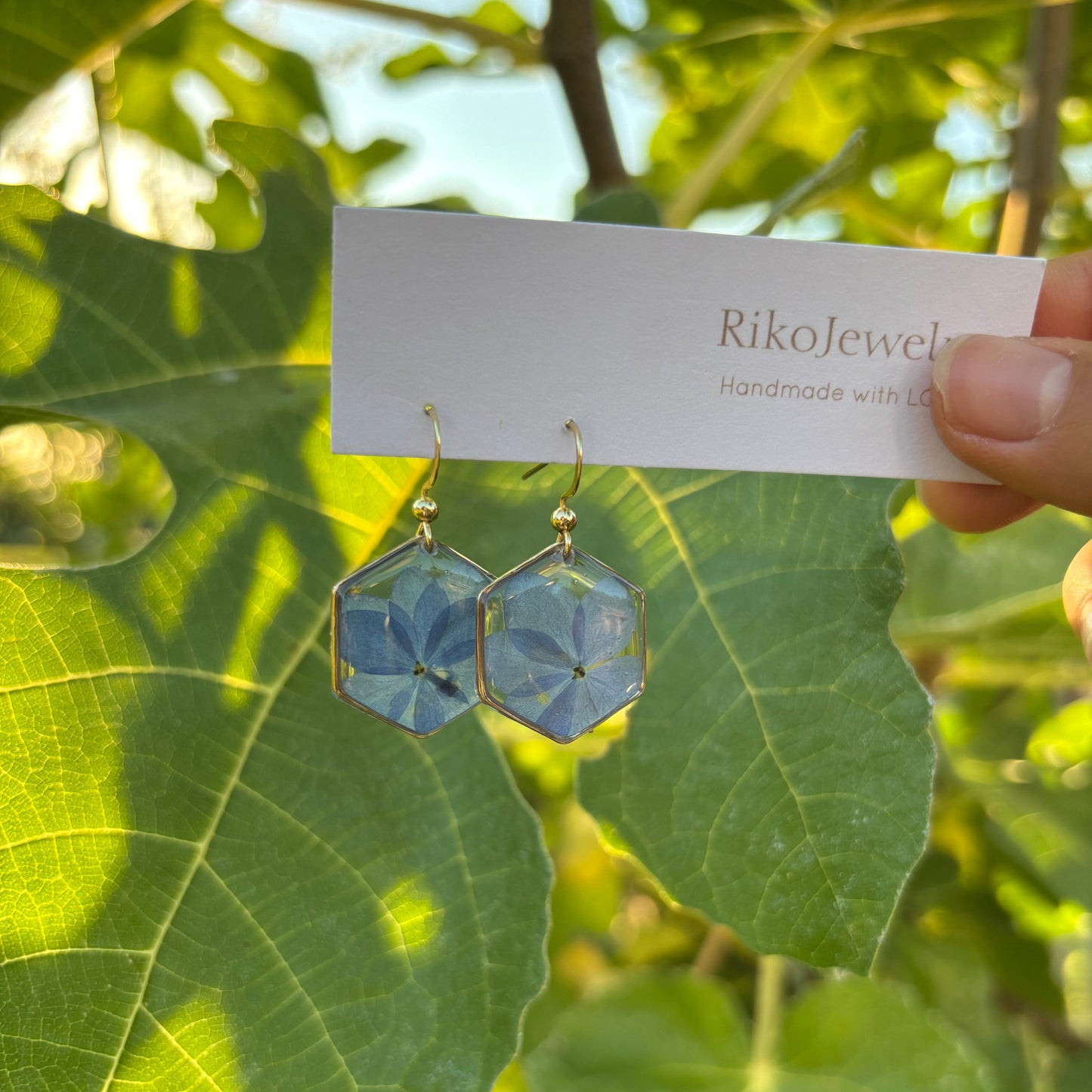 Blue Hydrangeas Earrings