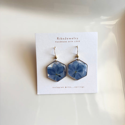 Blue Hydrangeas Earrings