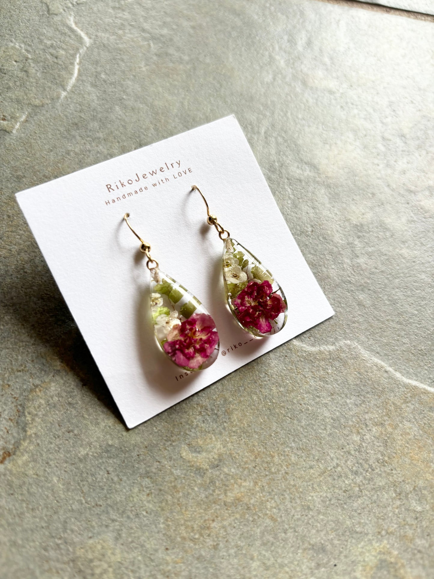 Mini Rose blossoms earrings