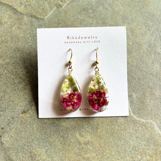 Mini Rose blossoms earrings