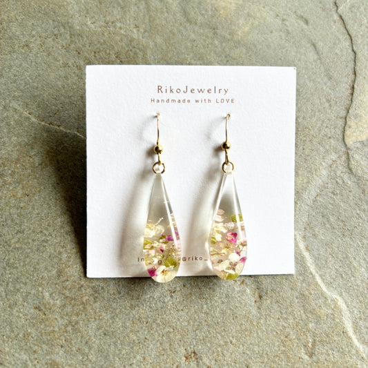 Alyssum's garden earrings