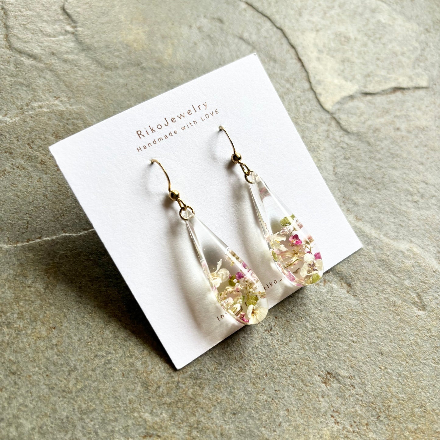 Alyssum's garden earrings