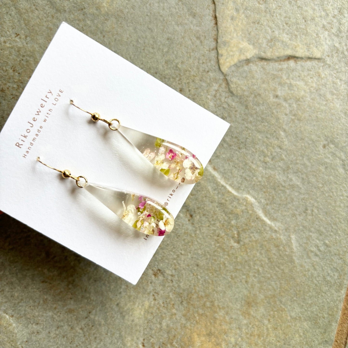 Alyssum's garden earrings