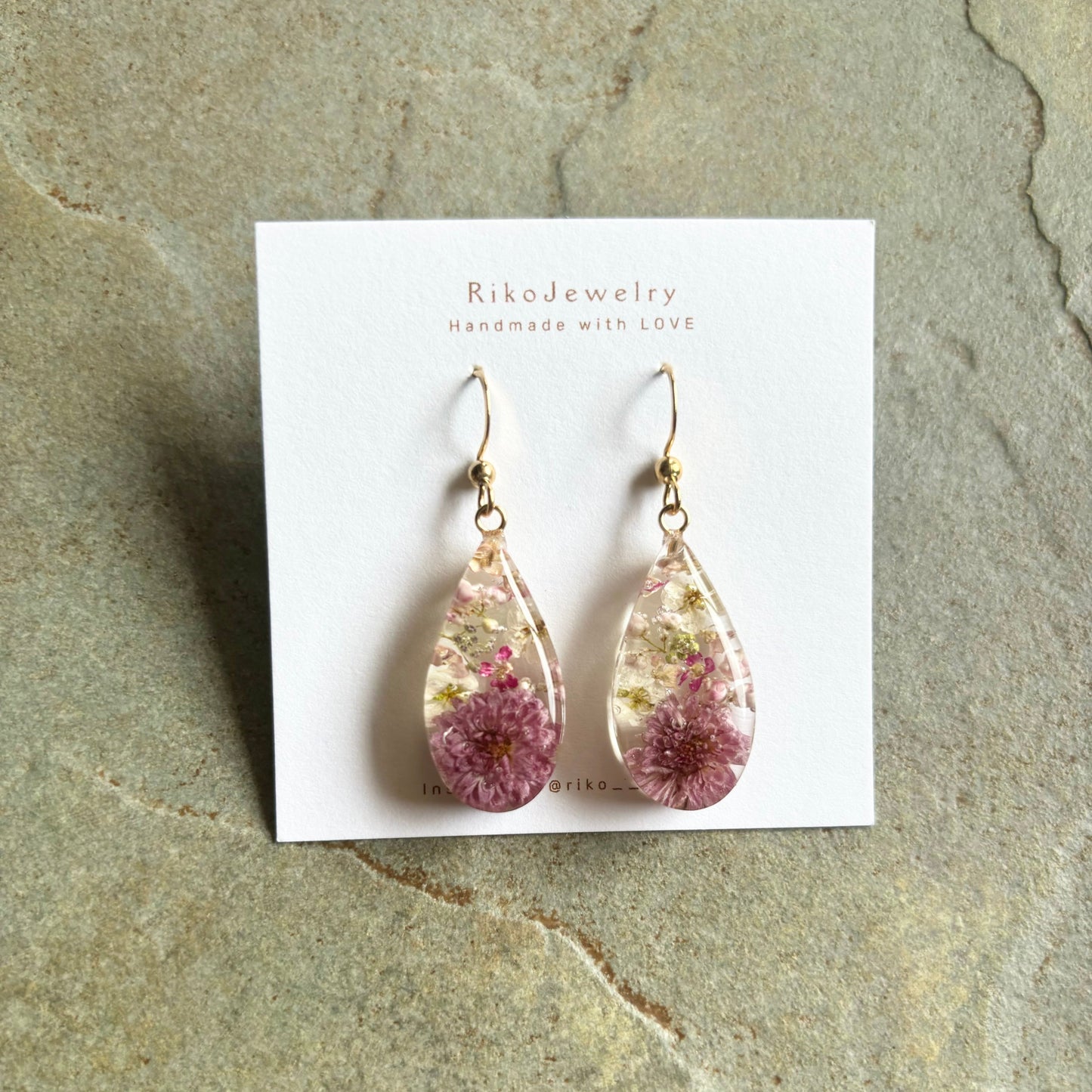 Chrysanthemums's garden earrings