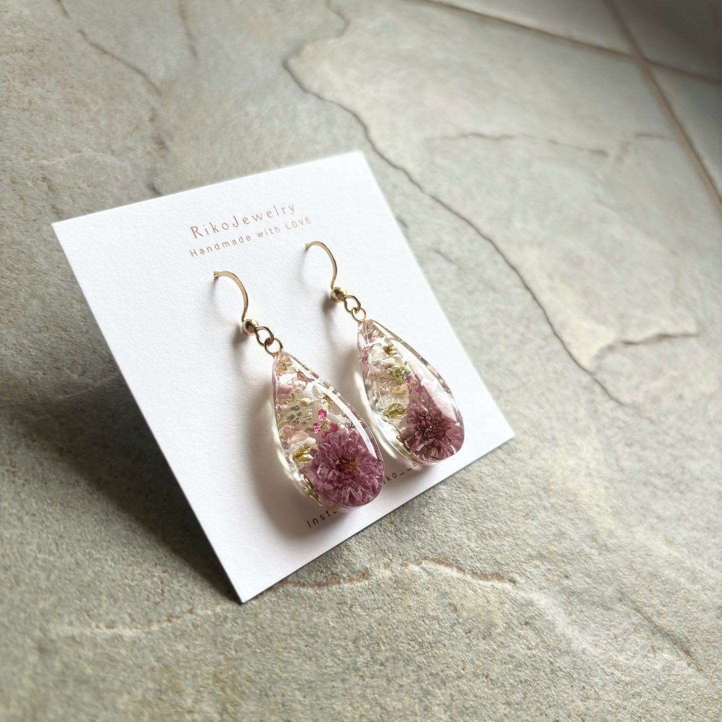 Chrysanthemums's garden earrings