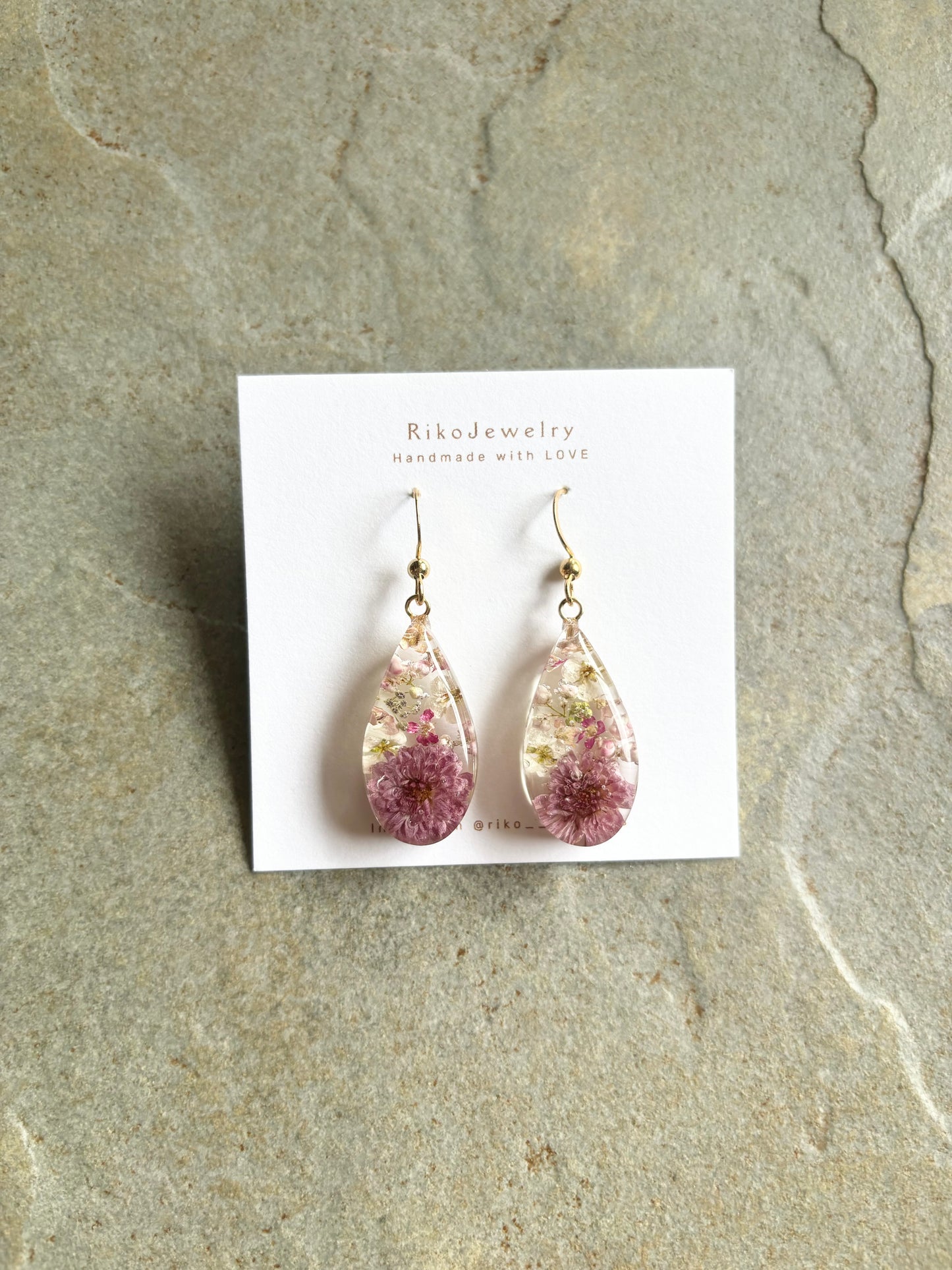 Chrysanthemums's garden earrings